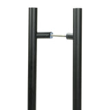 High Quality image of From The Anvil - Matt Black (316) 1.8m Offset T Bar Handle B2B 32mm Ø | 50799 | available to order from Trade Door Handles in Kendal.
