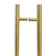 High quality image of From The Anvil - Aged Brass (316) 0.6m T Bar Handle B2B 32mm | Sku. 50802 | Trade Door Handles, Kendal.