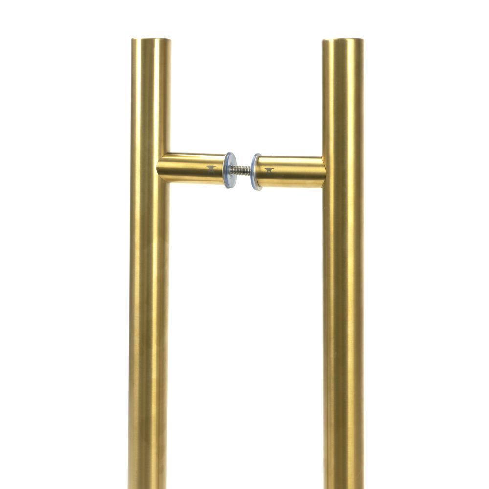 High quality image of From The Anvil - Aged Brass (316) 0.6m T Bar Handle B2B 32mm | Sku. 50802 | Trade Door Handles, Kendal.