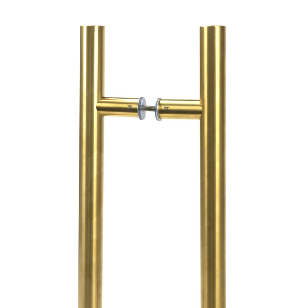 High quality image of From The Anvil - Aged Brass (316) 0.9m T Bar Handle B2B 32mm | Sku. 50805 | Trade Door Handles, Kendal.