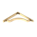 This is an image showing From The Anvil - Aged Brass Abingdon Shelf Bracket (150mm x 150mm) available from trade door handles, quick delivery and discounted prices