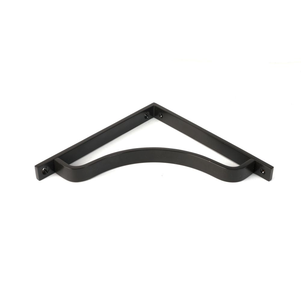 This is an image showing From The Anvil - Aged Bronze Abingdon Shelf Bracket (200mm x 200mm) available from trade door handles, quick delivery and discounted prices