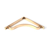 This is an image showing From The Anvil - Polished Bronze Abingdon Shelf Bracket (200mm x 200mm) available from trade door handles, quick delivery and discounted prices