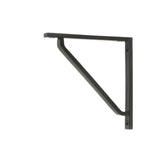 This is an image showing From The Anvil - Aged Bronze Barton Shelf Bracket (150mm x 150mm) available from trade door handles, quick delivery and discounted prices