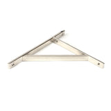 This is an image showing From The Anvil - Polished Nickel Chalfont Shelf Bracket (260mm x 200mm) available from trade door handles, quick delivery and discounted prices