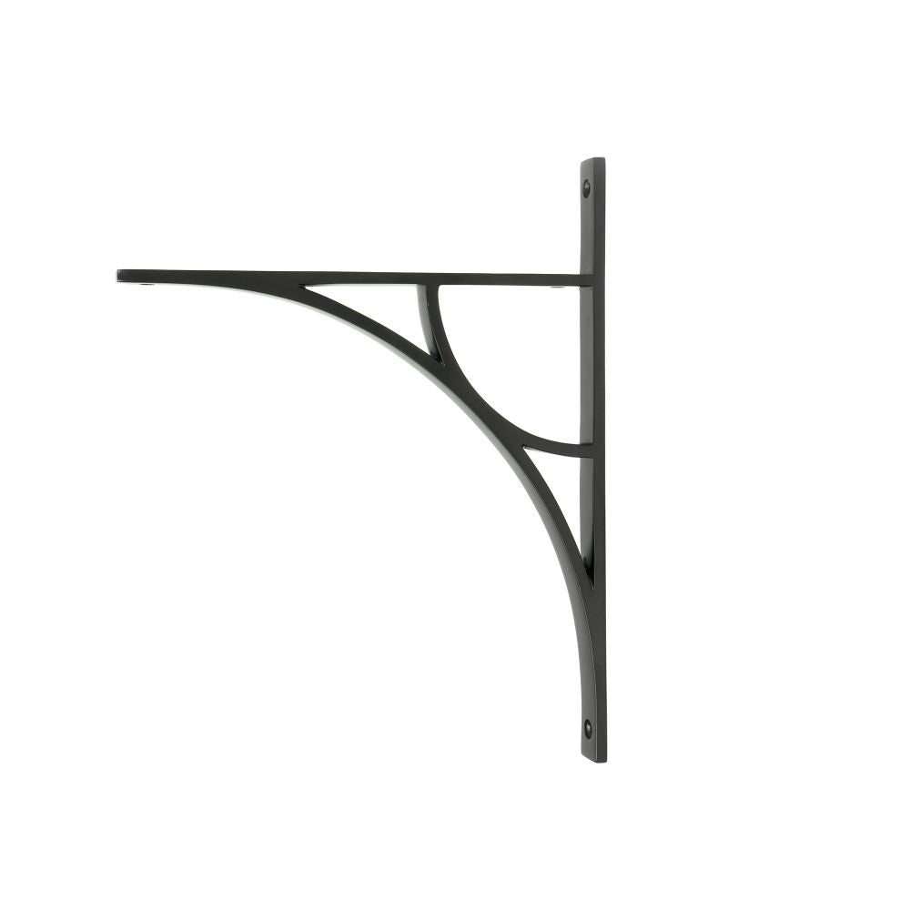 This is an image showing From The Anvil - Aged Bronze Tyne Shelf Bracket (314mm x 250mm) available from trade door handles, quick delivery and discounted prices