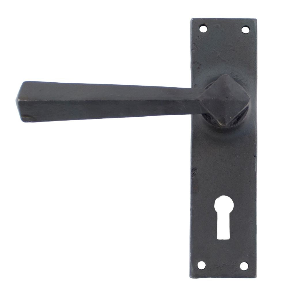 High quality image of From The Anvil - Beeswax Straight Lever Lock Set | Sku. 73113 | Trade Door Handles, Kendal.