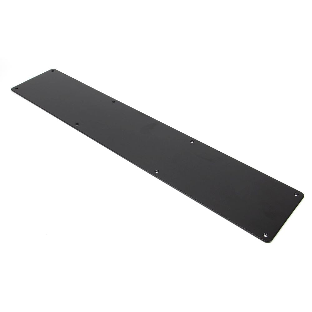 High quality image of From The Anvil - Black 780mm x 150mm Kick Plate | Sku. 73120 | Trade Door Handles, Kendal.