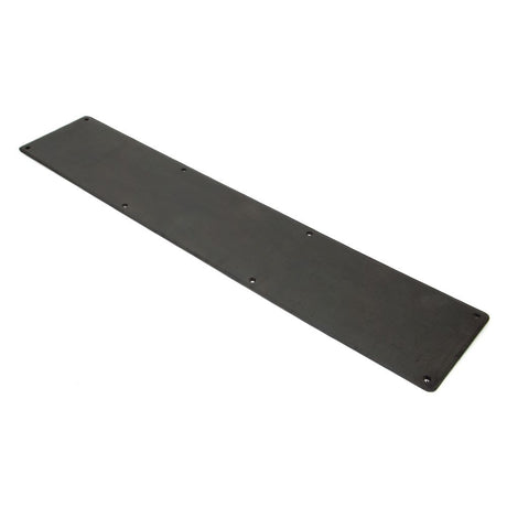 This is an image showing From The Anvil - Beeswax 780mm x 150mm Kick Plate available from trade door handles, quick delivery and discounted prices
