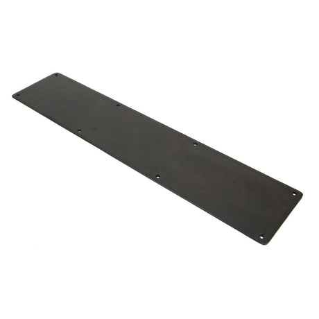 This is an image showing From The Anvil - Beeswax 700mm x 150mm Kick Plate available from trade door handles, quick delivery and discounted prices