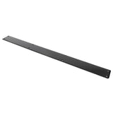 This is an image showing From The Anvil - Black 800mm Plain Fingerplate available from trade door handles, quick delivery and discounted prices