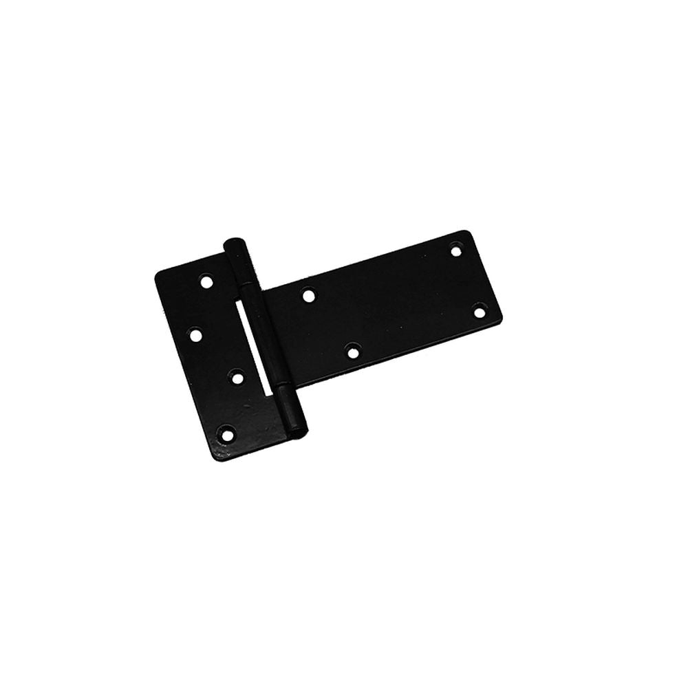 This is an image of Spira Brass - Square Hinge Black   available to order from trade door handles, quick delivery and discounted prices.