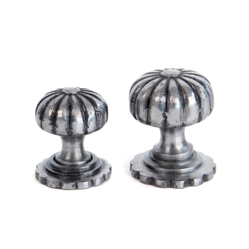 This is an image showing From The Anvil - Natural Smooth Flower Cabinet Knob - Small available from trade door handles, quick delivery and discounted prices
