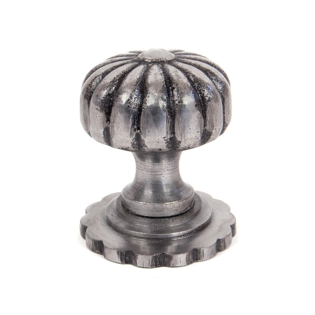 This is an image showing From The Anvil - Natural Smooth Flower Cabinet Knob - Small available from trade door handles, quick delivery and discounted prices