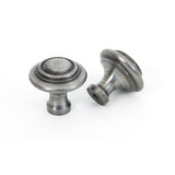 This is an image showing From The Anvil - Natural Smooth Ringed Cabinet Knob - Large available from trade door handles, quick delivery and discounted prices