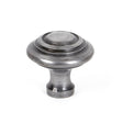 This is an image showing From The Anvil - Natural Smooth Ringed Cabinet Knob - Large available from trade door handles, quick delivery and discounted prices