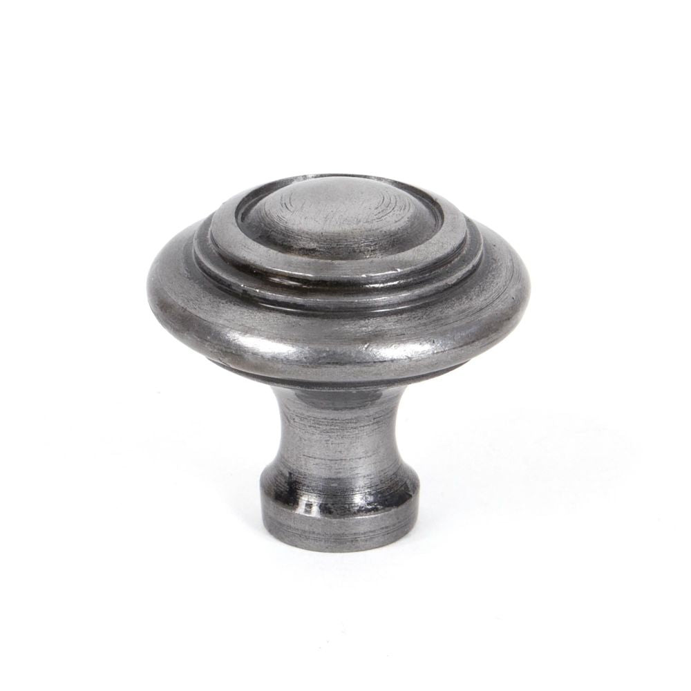 This is an image showing From The Anvil - Natural Smooth Ringed Cabinet Knob - Large available from trade door handles, quick delivery and discounted prices