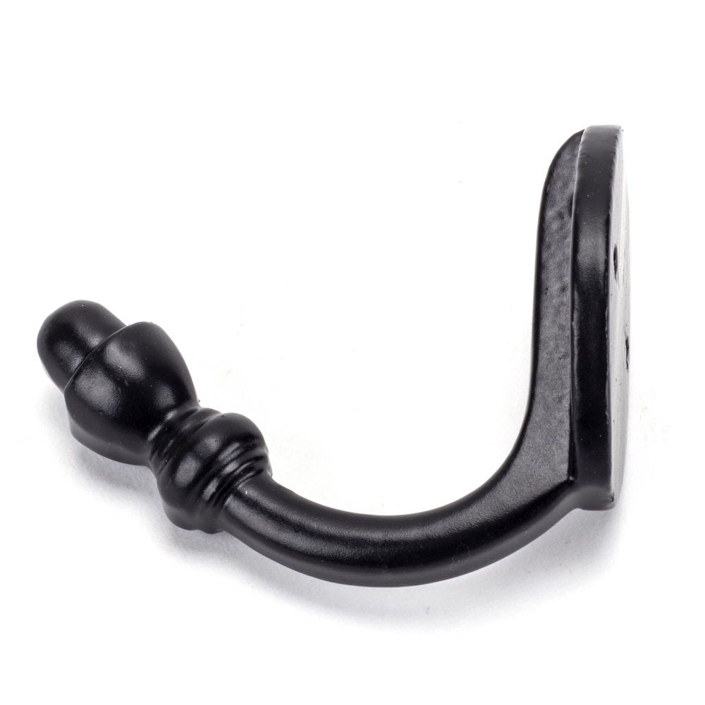 This is an image showing From The Anvil - Black Coat Hook available from trade door handles, quick delivery and discounted prices