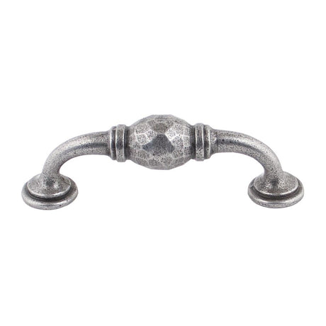 This is an image showing From The Anvil - Natural Smooth 5" Hammered D Handle available from trade door handles, quick delivery and discounted prices