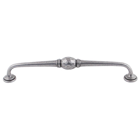 This is an image showing From The Anvil - Natural Smooth 10" Hammered D Handle available from trade door handles, quick delivery and discounted prices