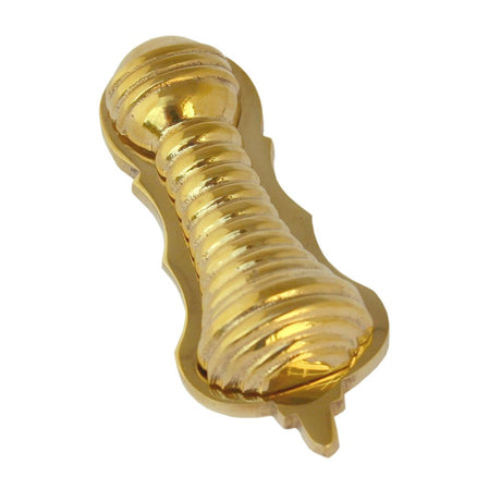 This is an image showing From The Anvil - Polished Brass Beehive Escutcheon available from trade door handles, quick delivery and discounted prices