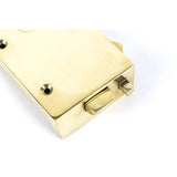 High quality image of From The Anvil - Polished Brass Left Hand Bathroom Latch | Sku. 83570 | Trade Door Handles, Kendal.