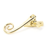 This is an image showing From The Anvil - Polished Brass Monkeytail Fastener available from trade door handles, quick delivery and discounted prices