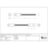 This is an image showing From The Anvil - Fixings for back to back pull handles (pair) available from trade door handles, quick delivery and discounted prices