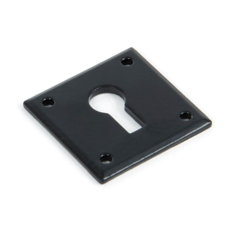 This is an image showing From The Anvil - Black Avon Escutcheon available from trade door handles, quick delivery and discounted prices