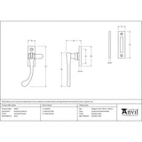 This is an image showing From The Anvil - Polished Chrome Peardrop Fastener available from trade door handles, quick delivery and discounted prices