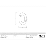 High quality image of From The Anvil - Polished Brass Numeral 0 | Sku. 83710 | Trade Door Handles, Kendal.
