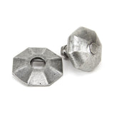 This is an image showing From The Anvil - Pewter Octagonal Centre Door Knob available from trade door handles, quick delivery and discounted prices