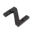 This is an image showing From The Anvil - Black Letter Z available from trade door handles, quick delivery and discounted prices