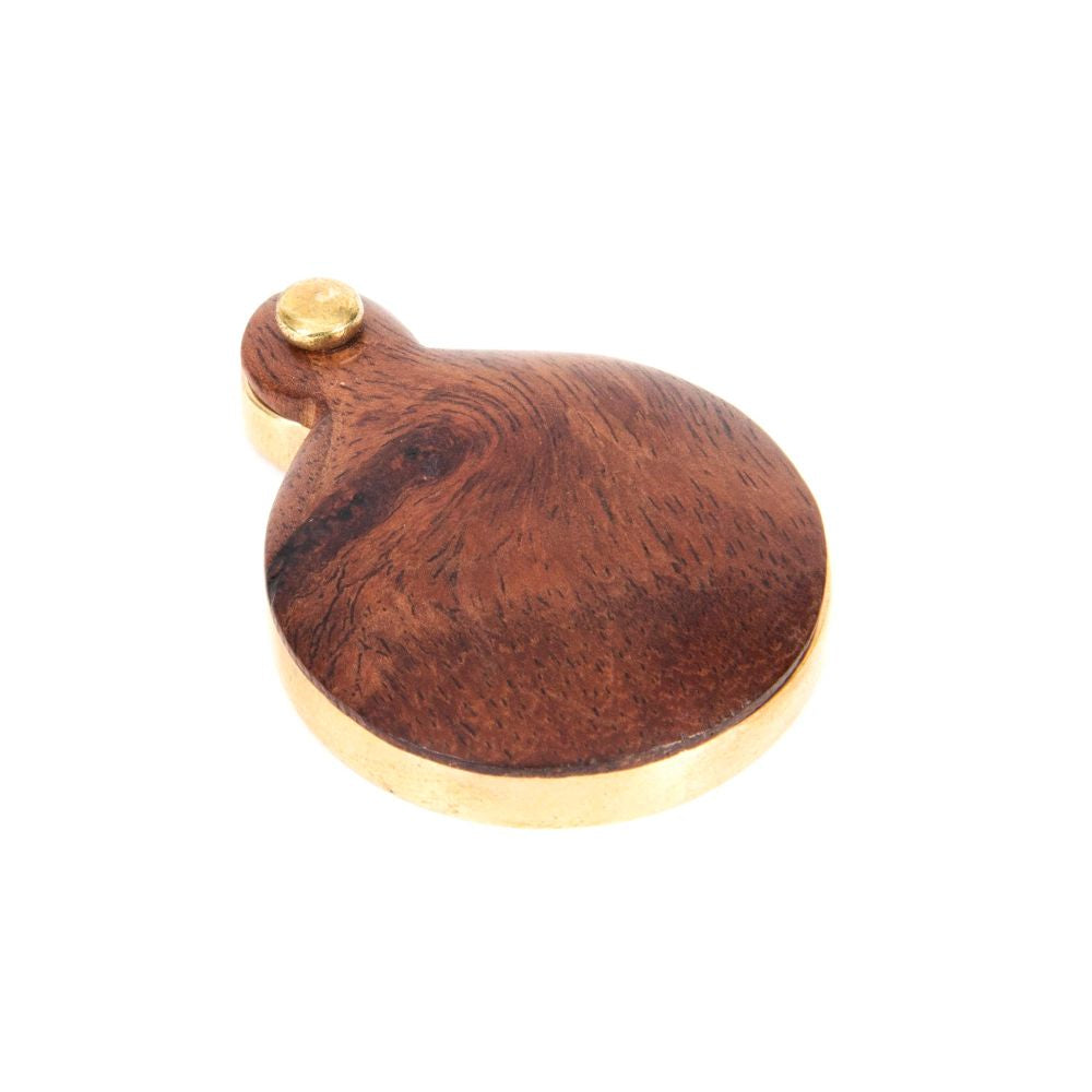 This is an image showing From The Anvil - Rosewood 30mm Round Escutcheon available from trade door handles, quick delivery and discounted prices