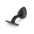 This is an image showing From The Anvil - Black 2" Handrail Bracket available from trade door handles, quick delivery and discounted prices