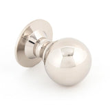 This is an image showing From The Anvil - Polished Nickel Ball Cabinet Knob 39mm available from trade door handles, quick delivery and discounted prices