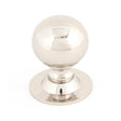 This is an image showing From The Anvil - Polished Nickel Ball Cabinet Knob 31mm available from trade door handles, quick delivery and discounted prices