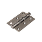 This is an image showing From The Anvil - Aged Bronze 3" Ball Bearing Butt Hinge (pair) ss available from trade door handles, quick delivery and discounted prices