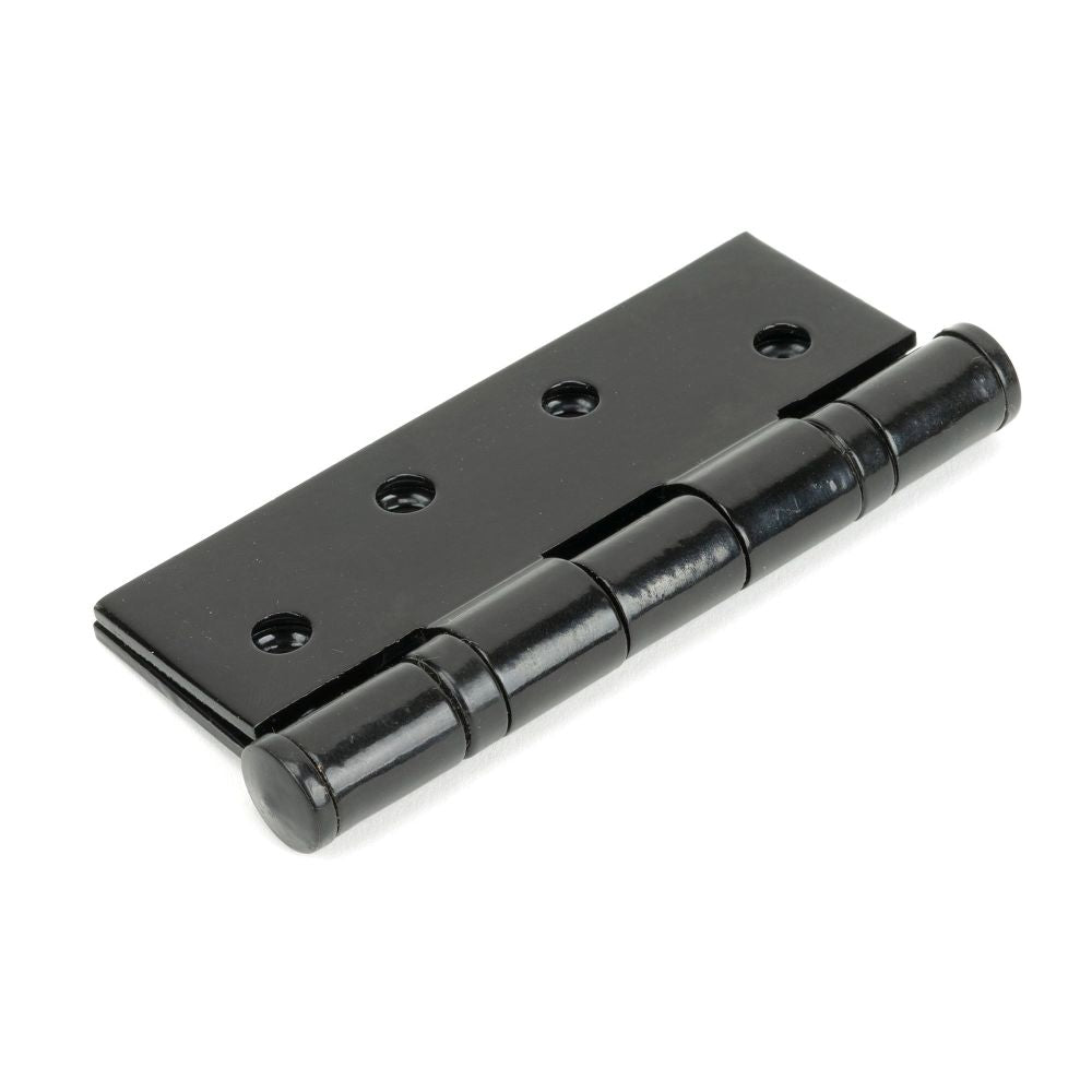 This is an image showing From The Anvil - Black 4" Ball Bearing Butt Hinge (Pair) ss available from trade door handles, quick delivery and discounted prices