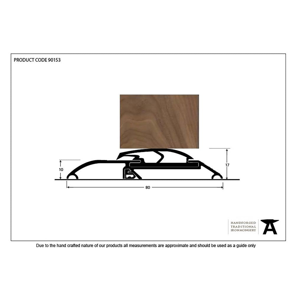 This is an image showing From The Anvil - Black 1219mm Threshex Sill available from trade door handles, quick delivery and discounted prices