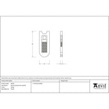 High quality image of From The Anvil - Narrow Spring Unit Cassette | Sku. 90250 | Trade Door Handles, Kendal.