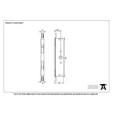 This is an image showing From The Anvil - Excal - Claw Gearbox 22mm Backset available from trade door handles, quick delivery and discounted prices