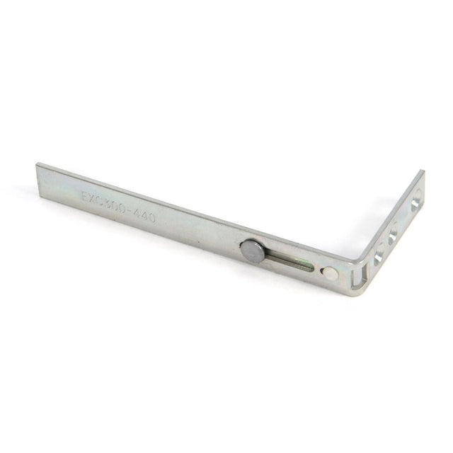 This is an image showing From The Anvil - BZP Excal - 300-440mm Shootbolt Extension Rod available from trade door handles, quick delivery and discounted prices