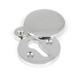 This is an image showing From The Anvil - Polished Chrome 30mm Round Escutcheon available from trade door handles, quick delivery and discounted prices