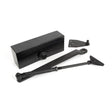 This is an image showing From The Anvil - Black Size 3 Door Closer & Cover available from trade door handles, quick delivery and discounted prices