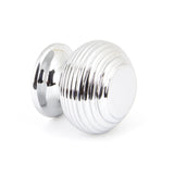 This is an image showing From The Anvil - Polished Chrome Beehive Cabinet Knob 30mm available from trade door handles, quick delivery and discounted prices