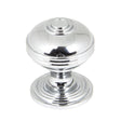 This is an image showing From The Anvil - Polished Chrome Prestbury Cabinet Knob 38mm available from trade door handles, quick delivery and discounted prices