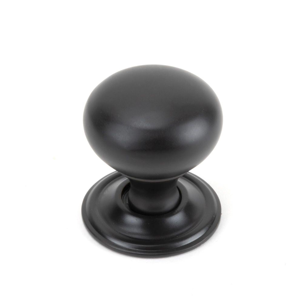 This is an image showing From The Anvil - Aged Bronze Mushroom Cabinet Knob 32mm available from trade door handles, quick delivery and discounted prices