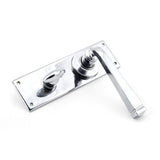 This is an image showing From The Anvil - Polished Chrome Avon Lever Bathroom Set available from trade door handles, quick delivery and discounted prices