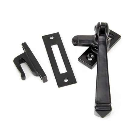 This is an image showing From The Anvil - Black Locking Avon Fastener available from trade door handles, quick delivery and discounted prices